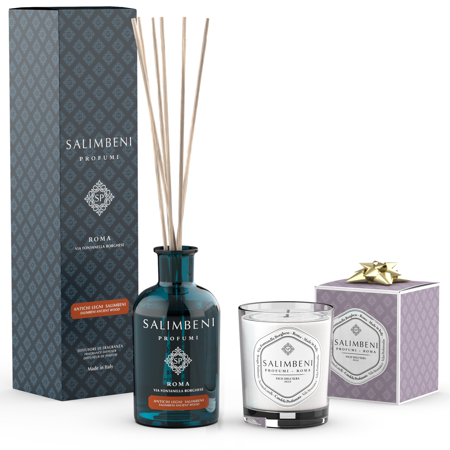 250 ml Salimbeni Ancient Wood + 190 gr Scented Candle OF YOUR CHOICE as a FREE TRIAL