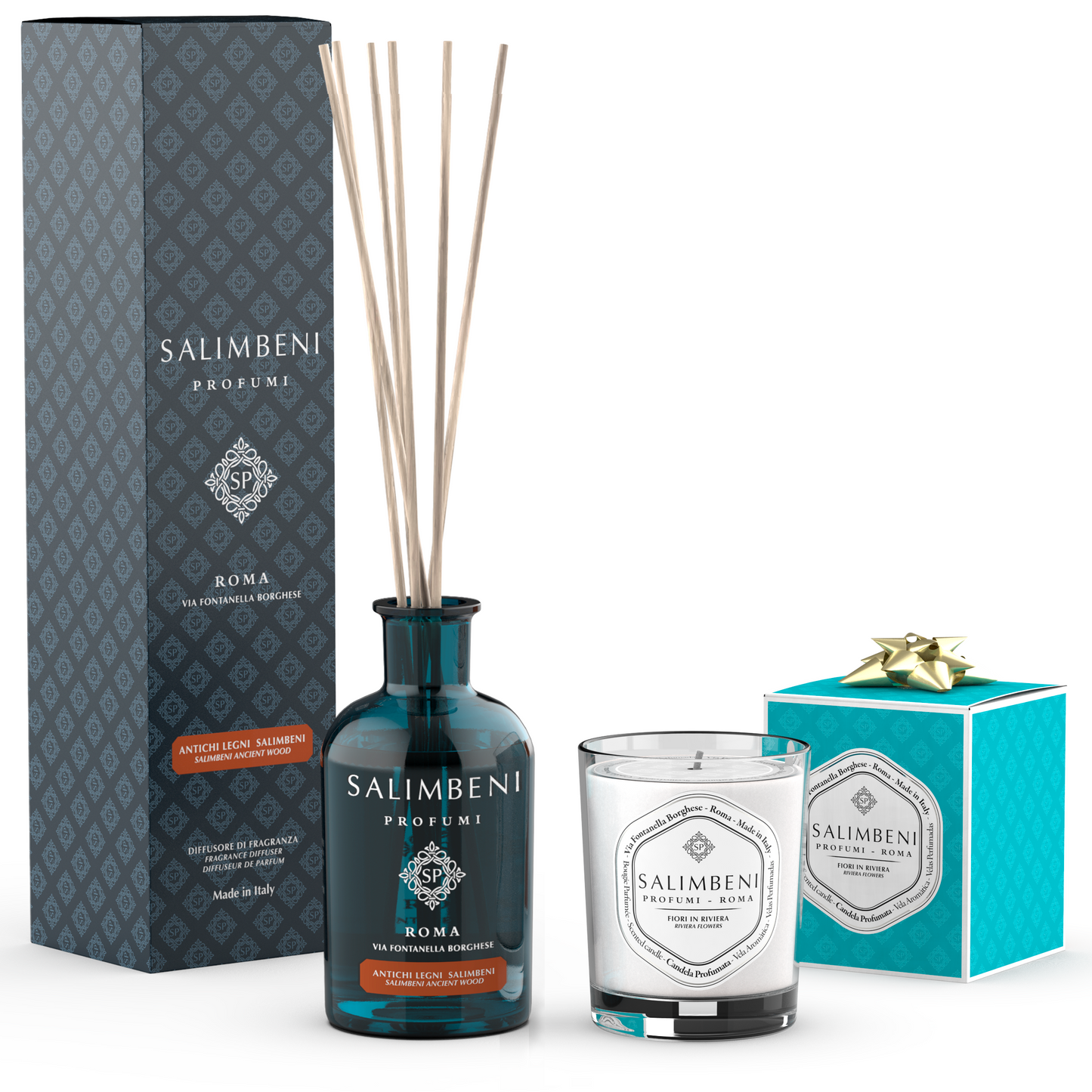 250 ml Salimbeni Ancient Wood + 190 gr Scented Candle OF YOUR CHOICE as a FREE TRIAL