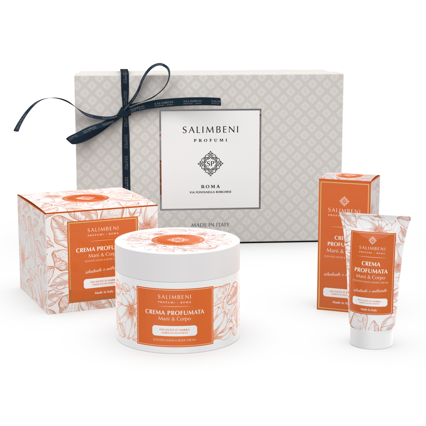 Gift Pack OF YOUR CHOICE (200ml Perfumed Cream for Hand and Body + 50ml Perfumed Cream for Hand and Body in the same fragrance)