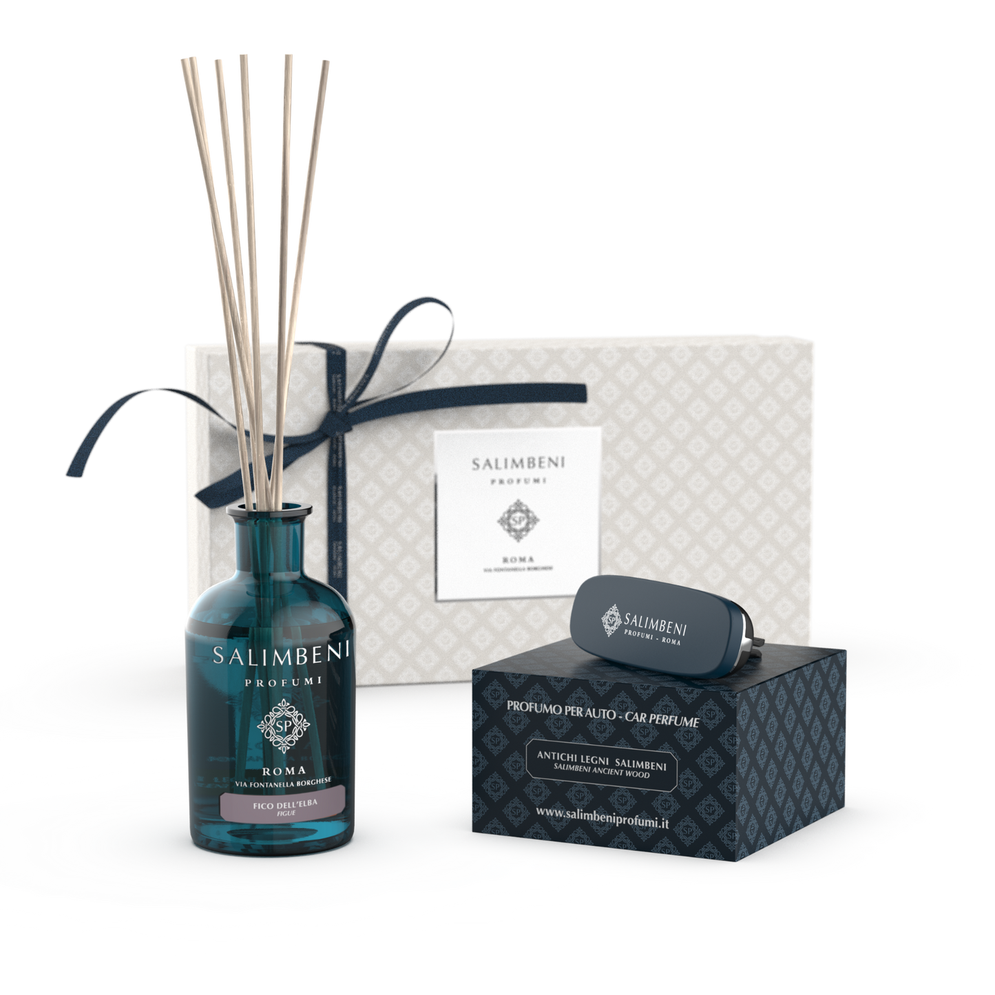 GIFT PACK OF YOUR CHOICE (250ML STICK DIFFUSER + CAR PERFUME OF THE SAME FRAGRANCE)