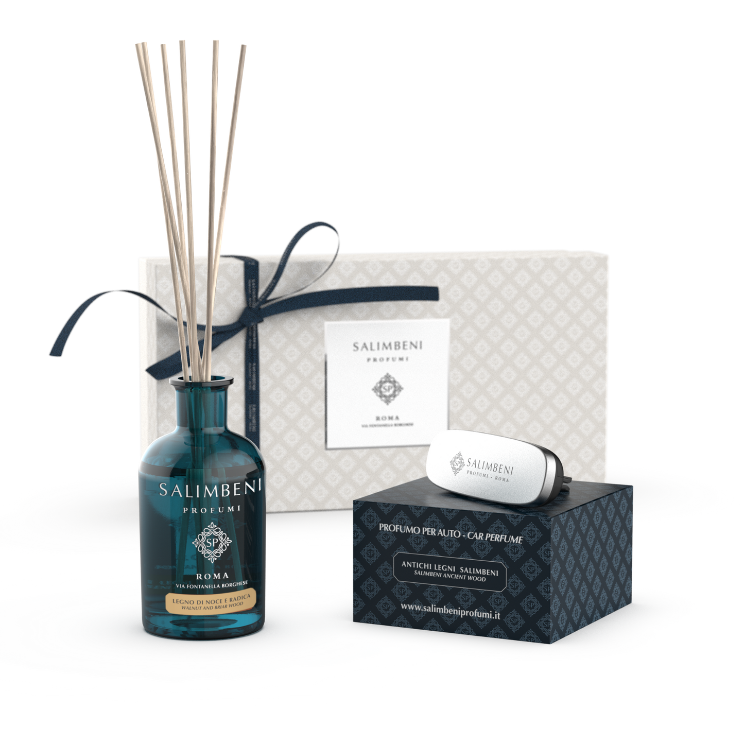 GIFT PACK OF YOUR CHOICE (250ML STICK DIFFUSER + CAR PERFUME OF THE SAME FRAGRANCE)