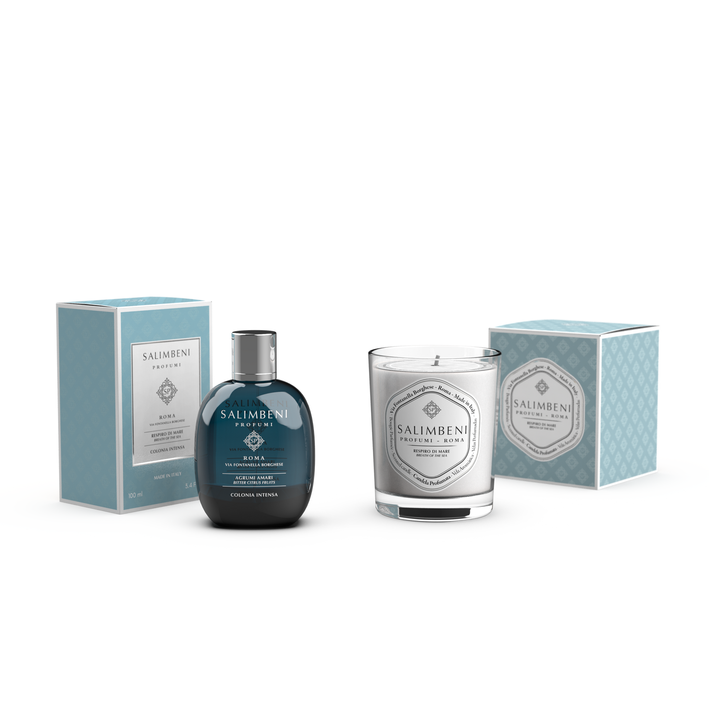 100 ml Cologne Intense + 190 gr Scented Candle(FRAGRANCE OF YOUR CHOICE)