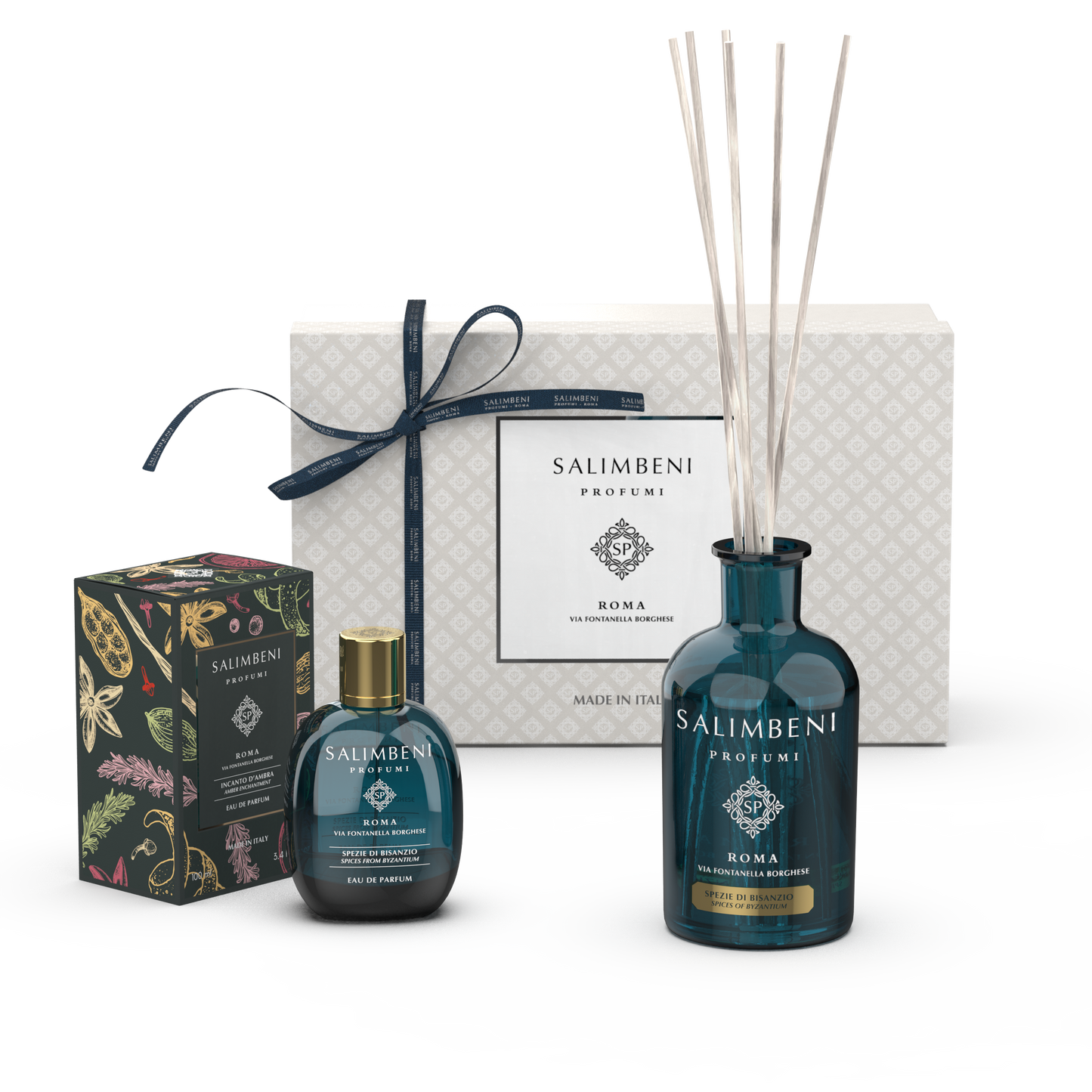 GIFT PACK OF YOUR CHOICE (100 ML EAU DE PARFUM + 250 ML STICK DIFFUSER)