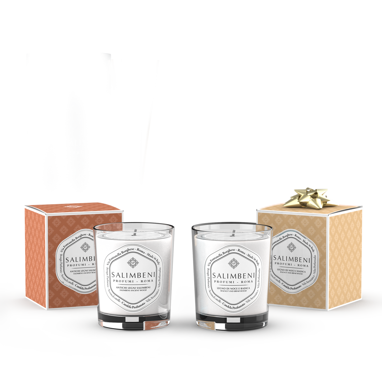 190 g Salimbeni Ancient Wood Scented Candle + 190 g Scented Candle of Your Choice as a FREE TRIAL