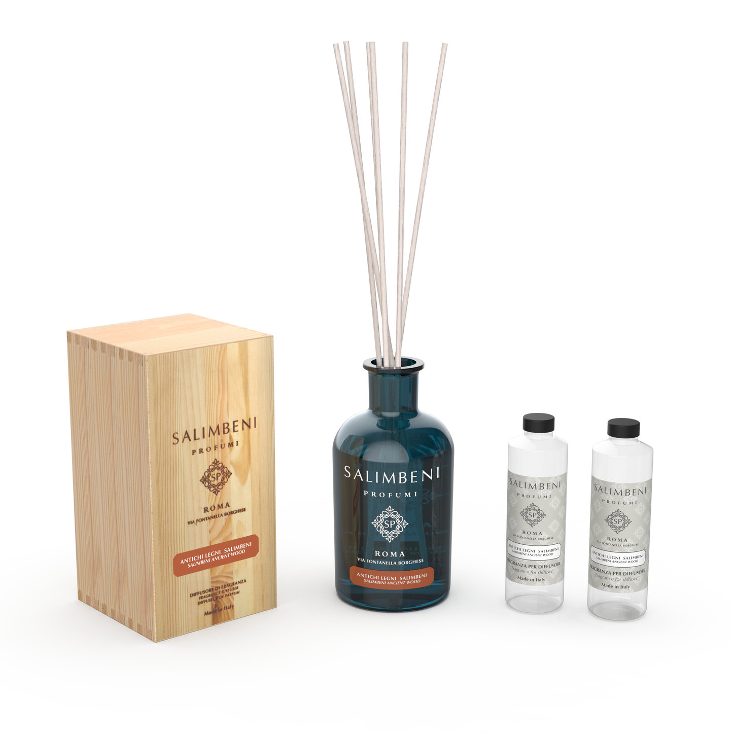 1000 ml Stick Diffuser + 2 Refills Home Fragrances (FRAGRANCE OF YOUR CHOICE)