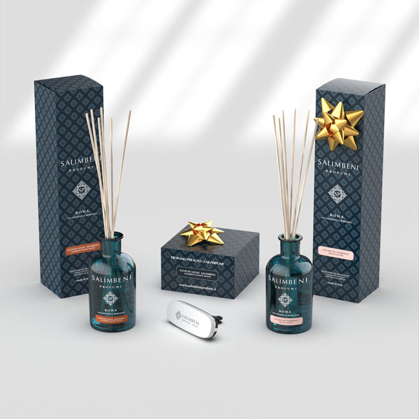 Salimbeni Ancient Wood 100 ml + Orange Flower 100 ml on FREE TRIAL + Car Perfumer Matt White Salimbeni Ancient Wood on FREE TRIAL