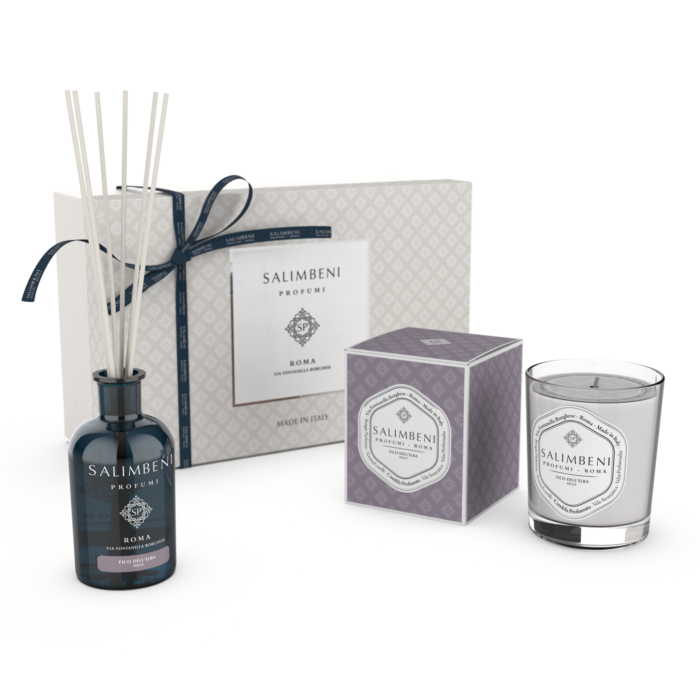 GIFT PACK OF YOUR CHOICE (100 ML STICK DIFFUSER  + 190gr SCENTED CANDLE)