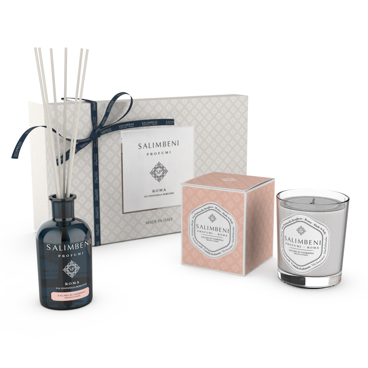 GIFT PACK OF YOUR CHOICE (100 ML STICK DIFFUSER  + 190gr SCENTED CANDLE)