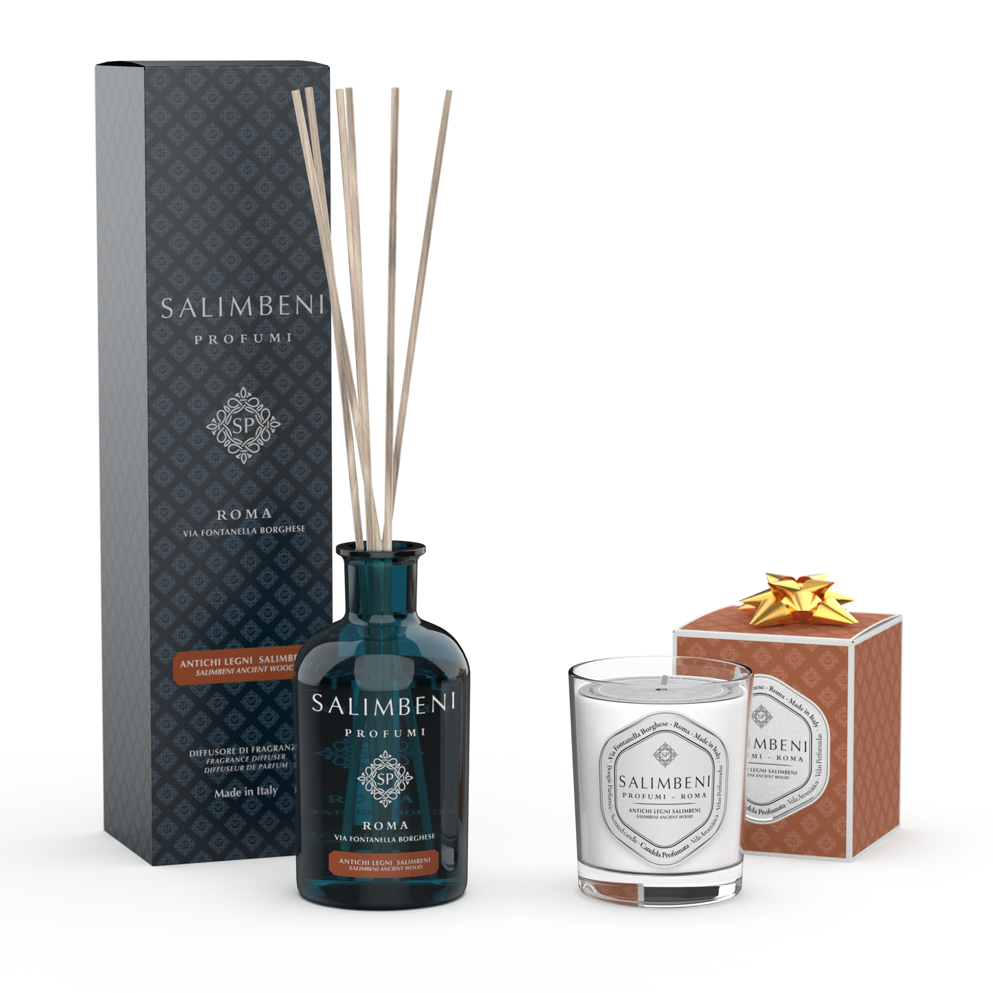 Salimbeni Ancient Wood 250 ml  + Salimbeni Ancient Wood Scented Candle  as a FREE TRIAL