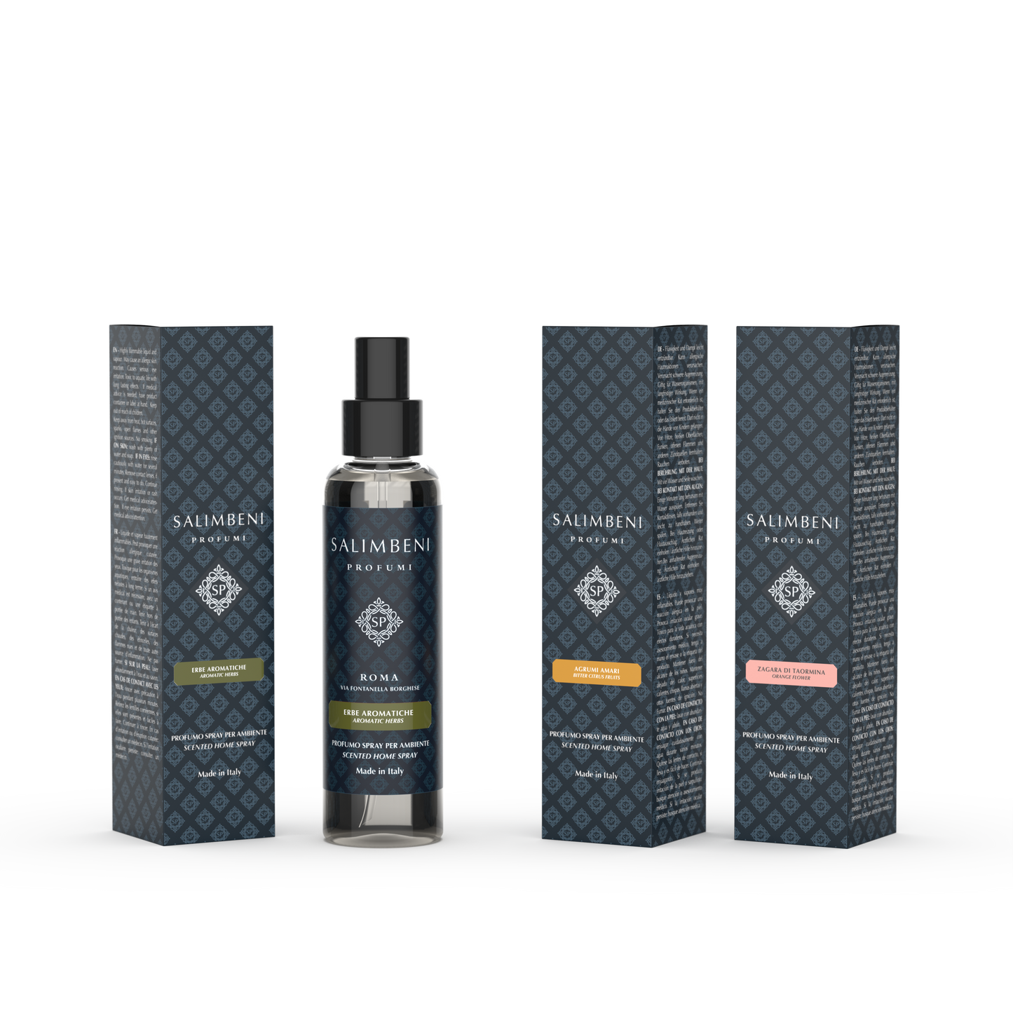 3 150 ml Room Sprays (Aromatic Herbs + Bitter Citrus + Orange Flower)