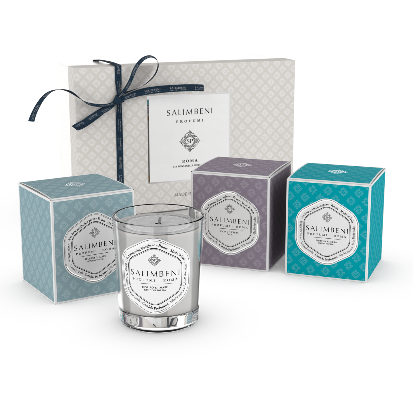 Gift Pack: Three 190gr Scented Candles (mixed fragrances of your choice)
