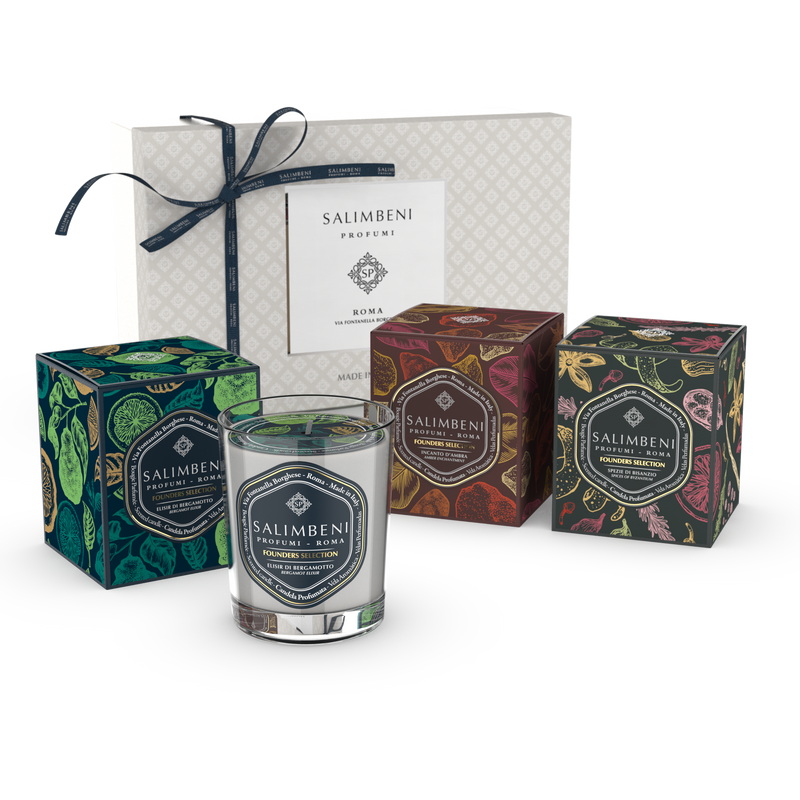 Gift Pack: Three 190gr Scented Candles (Bergamot Elixir + Amber Enchantment + Spices of Byzantium)