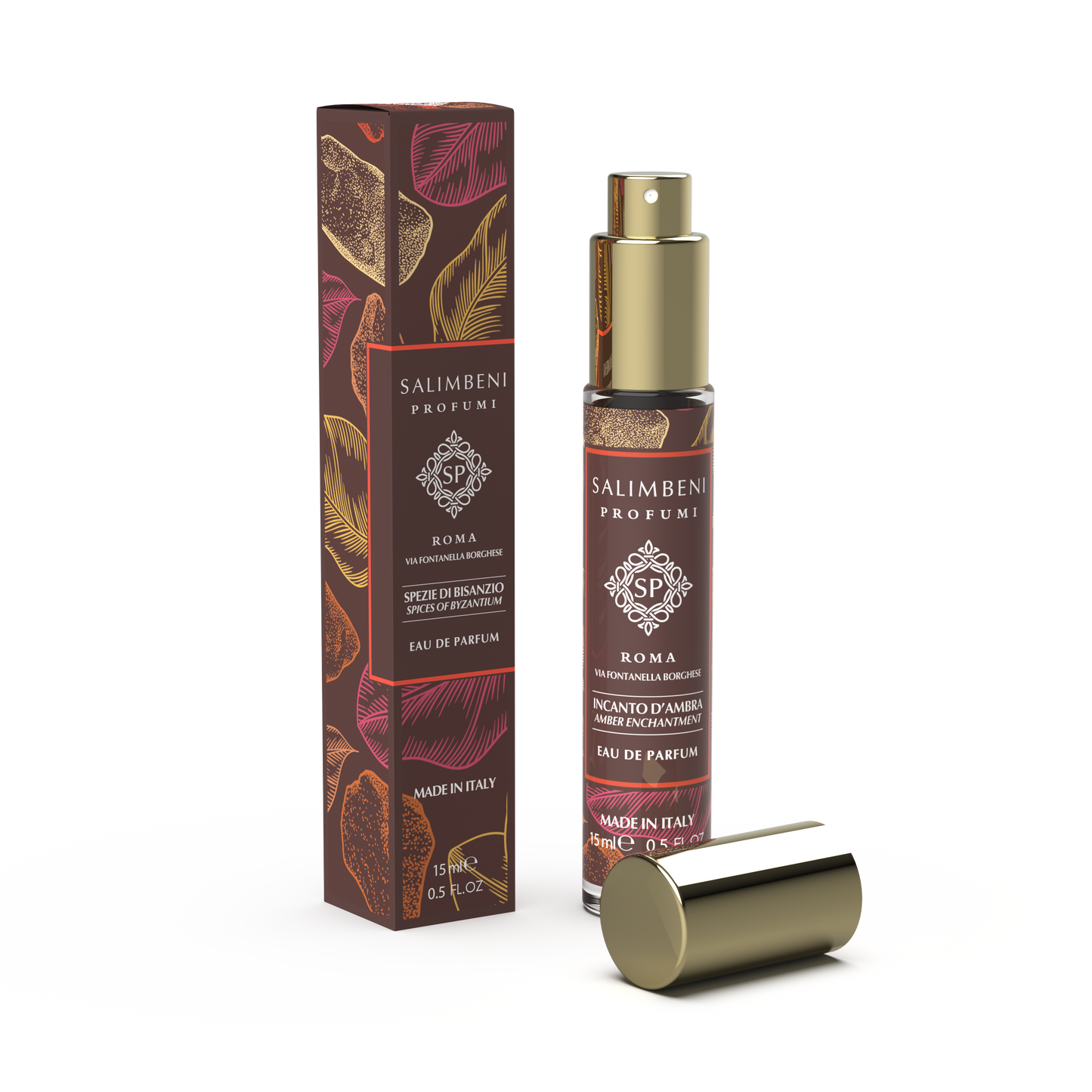Travel-sized Perfume: 15 ml Eau de Parfum - Amber Enchantment