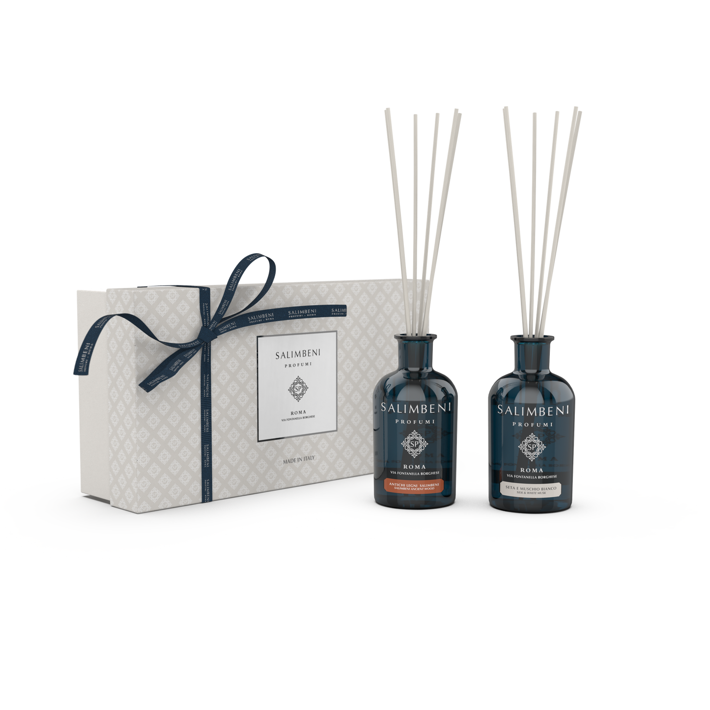 GIFT PACK OF YOUR CHOICE (100 ML SALIMBENI ANCIENT WOOD STICK DIFFUSER + 100 ML STICK DIFFUSER OF YOUR CHOICE)