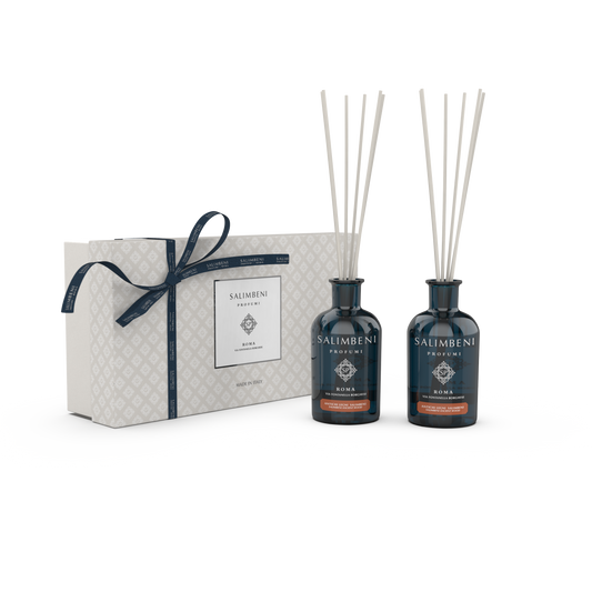 GIFT PACK OF YOUR CHOICE (100 ML SALIMBENI ANCIENT WOOD STICK DIFFUSER + 100 ML STICK DIFFUSER OF YOUR CHOICE)