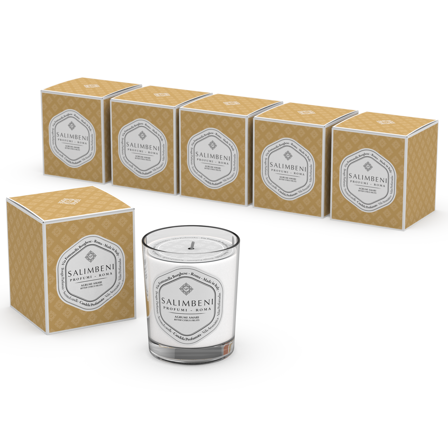 x6 190gr Scented Candles (FRAGRACE OF YOUR CHOICE)
