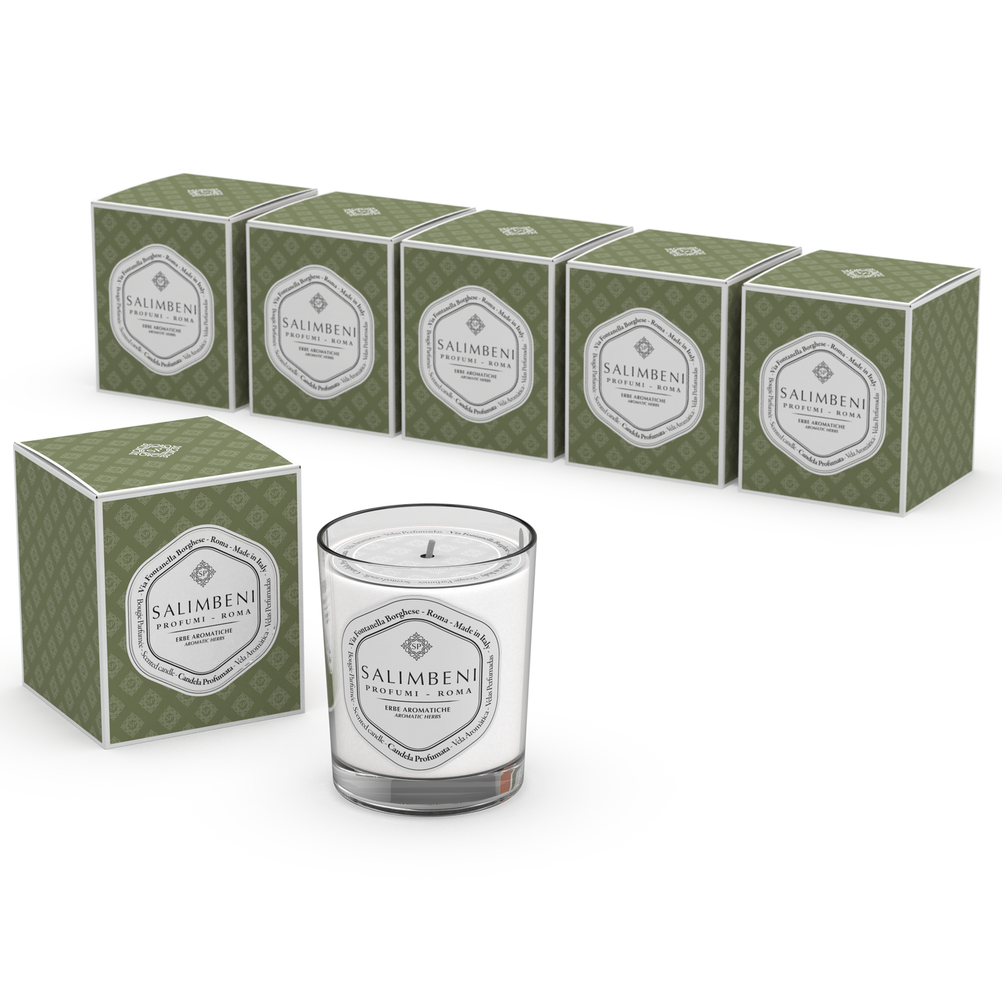 x6 190gr Scented Candles (FRAGRACE OF YOUR CHOICE)