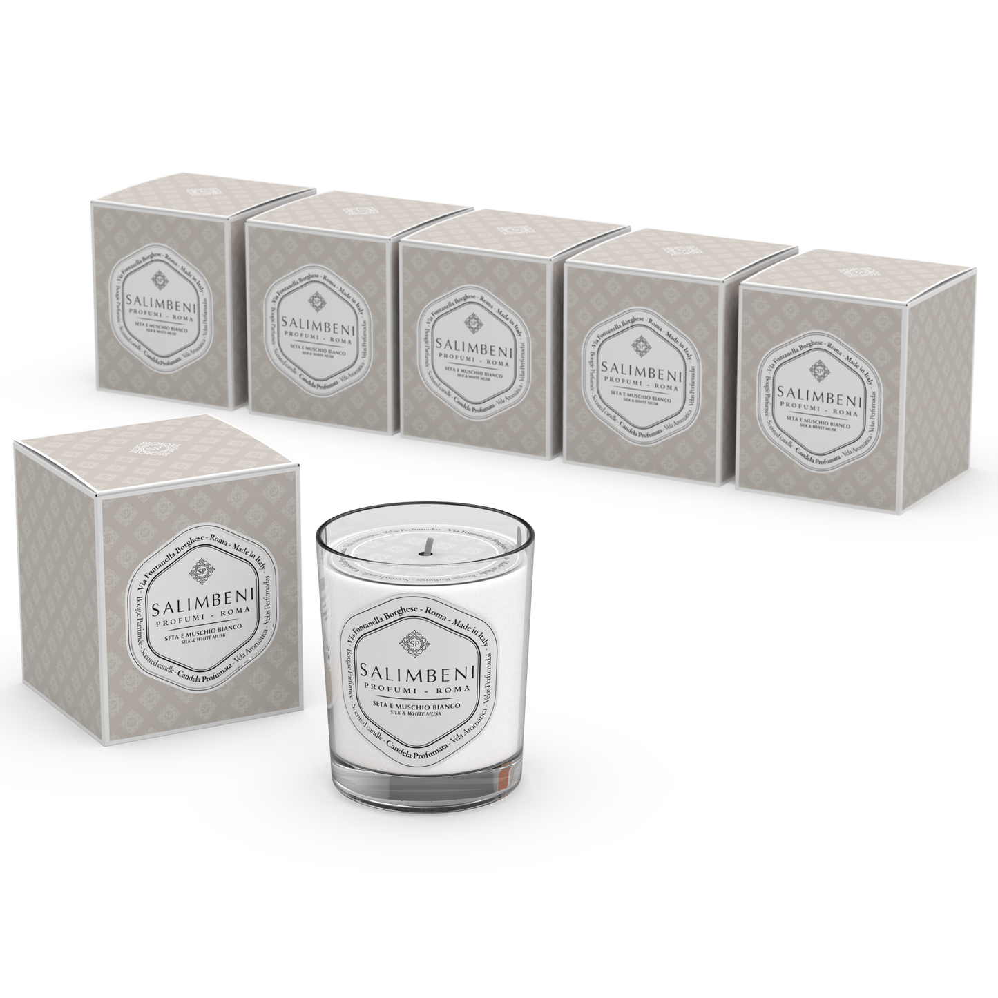 x6 190gr Scented Candles (FRAGRACE OF YOUR CHOICE)