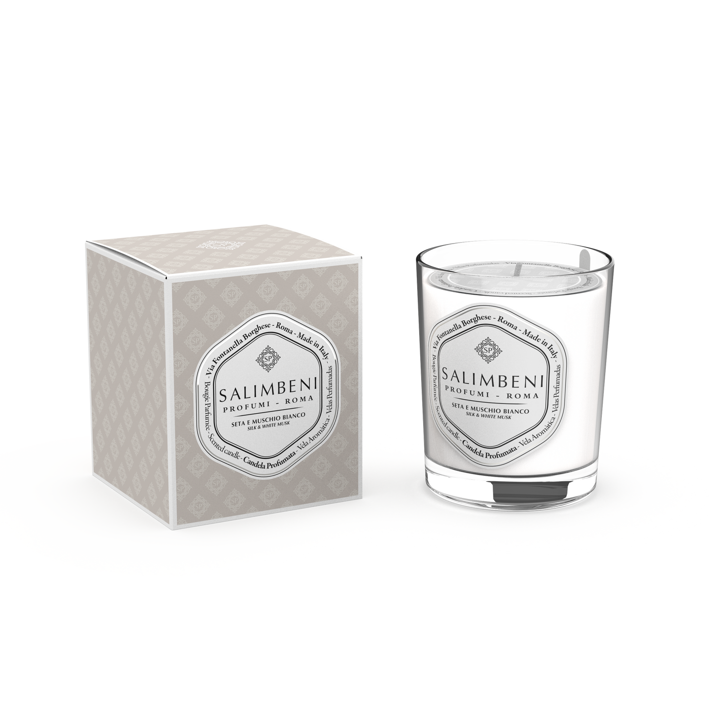 SILK & WHITE MUSK - Scented Candle