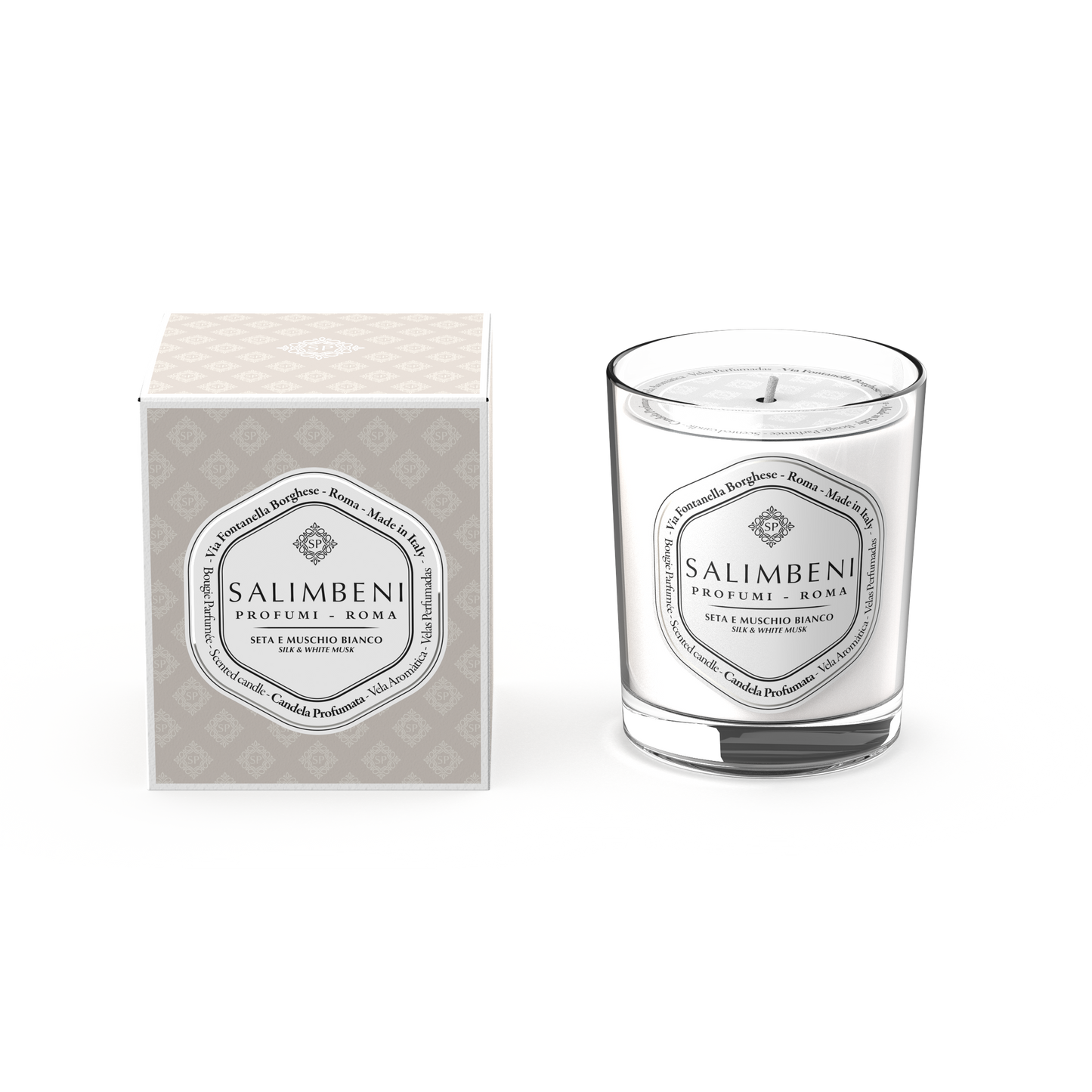 SILK & WHITE MUSK - Scented Candle